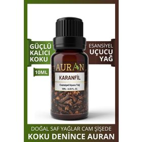 Auran 10 ml Karanfil Esansiyel Uçucu Koku Yağı Buhurdanlık Yağı Difüzör Esansı Hobi Esans Ortam Oda Kokusu