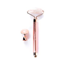 Aurelia Geneve 2 Replaceable Head Beauty Bar - Çift Başlıklı Pembe Kuvars Gua Sha Masaj Taşı