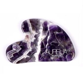 Aurelia Geneve Kalp Şekilli Ametist Gua Sha Taşı