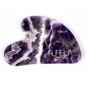 Aurelia Geneve Kalp Şekilli Ametist Gua Sha Taşı
