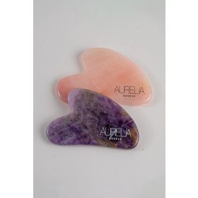 Aurelia Geneve Pembe Kuvars Gua Sha Taş Seti