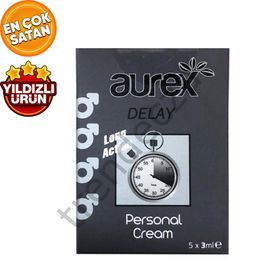 Aurex Delay 5x3 ml Geciktirici Krem