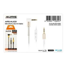 Auris ARS-AU03 AUX Mikrofonlu Kablo