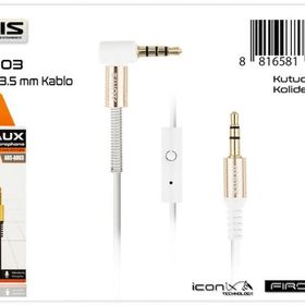 Auris ARS-AU03 AUX Mikrofonlu Kablo