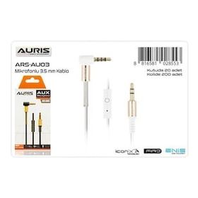 Auris ARS-AU03 AUX Mikrofonlu Kablo