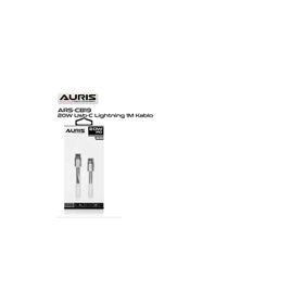 Auris ARS-CB19 20W USB-C Lightning Şarj Data Veri Kablosu