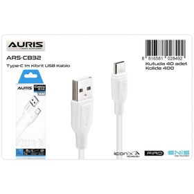 Auris ARS-CB32 Type-C Kibrit Kablo