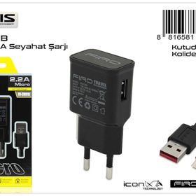 Auris ARS-CH01B Micro Set 2.2A Şarj Cihazı