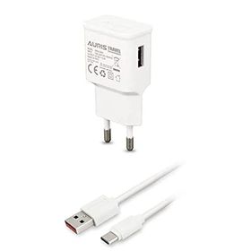 Auris ARS-CH02 Type-C Set 2.2A Beyaz Şarj Cihazı