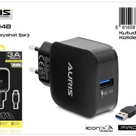 Auris ARS-CH14B Micro Set 3A Şarj Cihazı