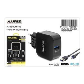 Auris ARS-CH14B Micro Set 3A Şarj Cihazı