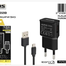 Auris ARS-CH22B Micro Set 1.5A Şarj Cihazı