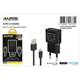 Auris ARS-CH22B Micro Set 1.5A Şarj Cihazı