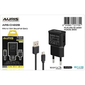 Auris ARS-CH22B Micro Set 1.5A Şarj Cihazı