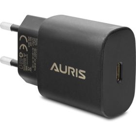 Auris ARS-CH25 25W PD Type-C Siyah Şarj Cihazı