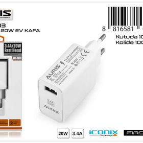 Auris ARS-CH33 3.4A 20W Fast Başlık