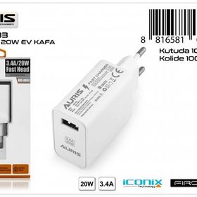 Auris ARS-CH33 3.4A 20W Fast Başlık