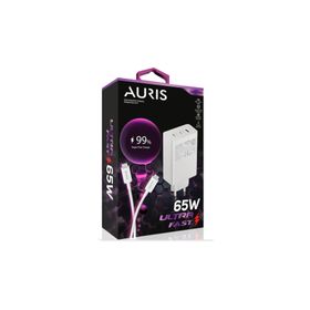Auris ARS-CH65 65 W USB to Type C Saliseli Ultra Fast Hızlı Şarj Aleti Seti