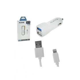 Auris ARS-CR02 Lightning Oto Set 3.1A Oto 2 İn 1 Şarj