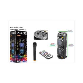 Auris ARS-KLN10 2x8" Bluetooth USB/SD Kule Tipi Hoparlör
