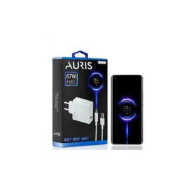 Auris CH36 67 W Usb Adaptörlü Saliseli Turbo Hızlı Type-C Usb Şarj Seti