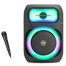 Auris KLN130 25 W 8 inç Mikrofonlu RGB Siyah Bluetooth Hoparlör