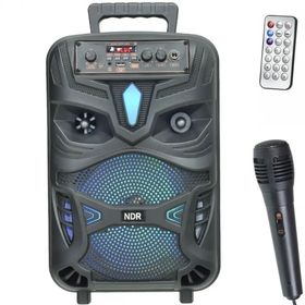 Auris NDR-P55 NDRP55 USB SD Bluetoothlu Kablolu Mikrofon 8 inç Portatif Ses Sistemi