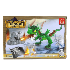 Ausini 135 Parça Dragon Prates Ejderha Savaşı