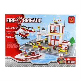 Ausini 433 Parça İtfaiye İstasyonu Lego