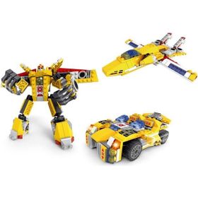 Ausini Assembling Master 273 Parça Sarı Dönüşen Robot