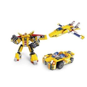 Ausini Assembling Master 273 Parça Sarı Dönüşen Robot