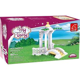 Ausini My Fairy Figür ve Başlıklı Yatak 50 Parça Blok Seti