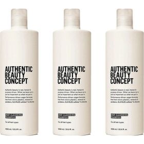 Authentic Beauty Concept Deep Cleansing 3x1000 ml Şampuan