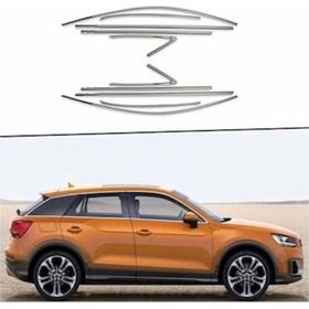 Auto GP Audi Q2 2017 Krom Tamtur Cam Çerçevesi Kenar Çıtası