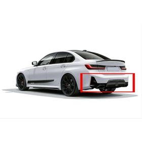 Auto GP Bmw G20 LCI 3.40 2022+ Siyah Arka Difüzör ve Egzoz Ucu Seti