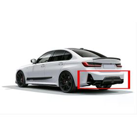 Auto GP Bmw G20 LCI 3.40 2022+ Siyah Arka Difüzör ve Egzoz Ucu Seti