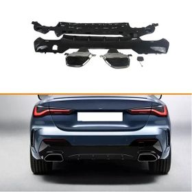 Auto GP Bmw G22 G23 440i 2020+ Arka Tampon Difüzörü ve Egzoz Ucu Seti
