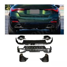 Auto GP Bmw G26 440 2022+ Arka Tampon Difüzörü ve Egzoz Ucu Seti