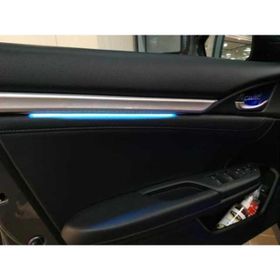 Auto GP Honda Civic FC5 Ambiyans Mavi 4 Parça 2016+ Uyumlu Kapı İç Çıtası