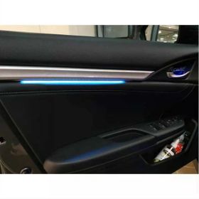 Auto GP Honda Civic FC5 Ambiyans Mavi 4 Parça 2016+ Uyumlu Kapı İç Çıtası