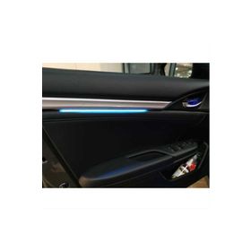 Auto GP Honda Civic FC5 Ambiyans Mavi 4 Parça 2016+ Uyumlu Kapı İç Çıtası