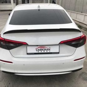 Auto GP Honda Civic FE1 RS Siyah Boyalı 2021 Bagaj Üstü Spoiler