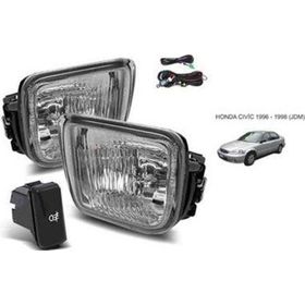 Auto GP Honda Civic Uyumlu Kare 1996-1999 Sis Farı Lambası Farı