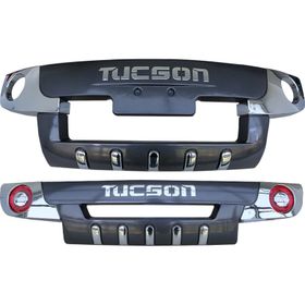 Auto GP Hyundai Tucson 2004 2009 Ön Arka Tampon Koruma Difüzör