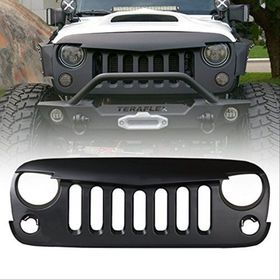 Auto GP Jeep Wrangler JK 2007 2017 Ön Panjur Izgara Seti
