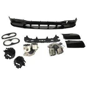 Auto GP Mercedes W118 CLA45 2018+ Arka Difüzör ve Egzoz Ucu Seti