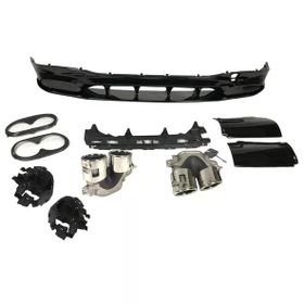 Auto GP Mercedes W118 CLA45 2018+ Arka Difüzör ve Egzoz Ucu Seti