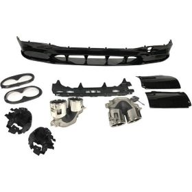 Auto GP Mercedes W118 CLA45 2018+ Arka Difüzör ve Egzoz Ucu Seti