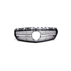 Auto GP Mercedes W176 Diamond 2013 2016 Gri Çıta Ön Panjur Izgara