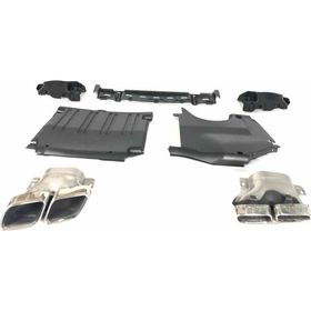 Auto GP Mercedes W206 C63 2020+ Arka Tampon Difüzör ve Egzoz Seti